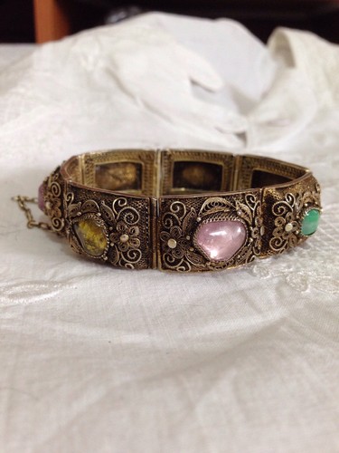 Ancien bracelet filigrane - bracelet,