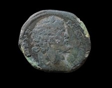 Septime Sévère, Sesterce, Rare 