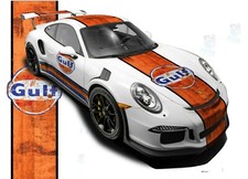 GULF Le Mans Racing Stripe +