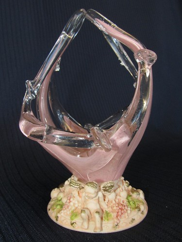 Art glass murano vase - glass,