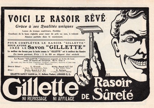 Gilette savon rasoir - gilette, safety