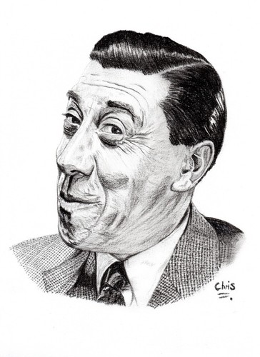 Dessin fernandel - -,