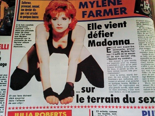 Mylène farmer coupure presse - mylÈne,