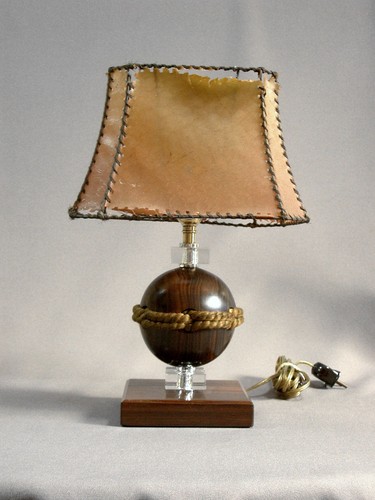Magnifique lampe epoque art - lampe,