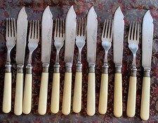 Fourchettes couteaux à - fourchettes, 6