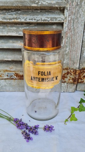 Ancien pot pharmacie en - pot, a