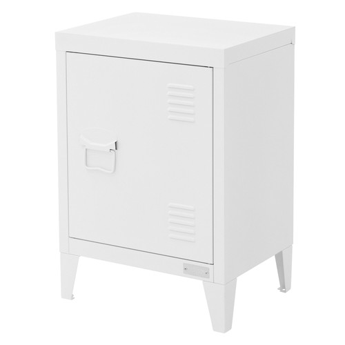 Table nuit blanc acier - table, de