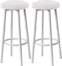 67 Cm Tabouret Bar, Blanc