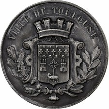 [#1028449] France, Medal, Ville de Toulouse, Silvered bronze, AU