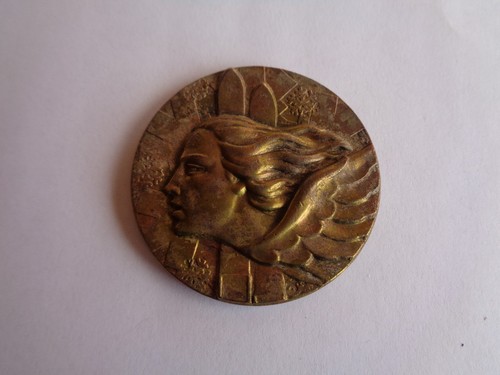 Médaille ski - médaille:, ski.