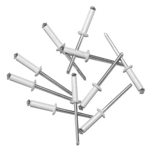 Rivet plaque blanc - rivet,