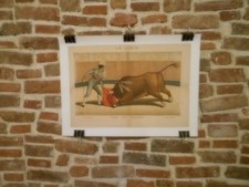 AUTHENTIQUE AFFICHE ANCIENNE - TAUROMACHIE - LA LIDIA.