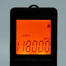 HRD‑767 Radio Aircraft Band Automatic Power Off FM/AM/AIR Radio With Earphone