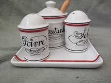 Salière poivrière moutardier - salière,