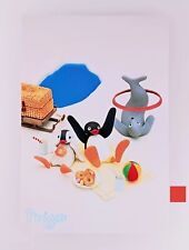 Carte postale originale du Japon Pingu, Pinga, Robby Pingu × Mister Donut