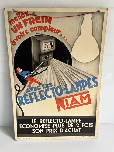Ancien carton publicitaire - ancien,