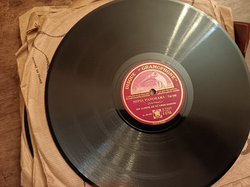 Disque tours gramophone - disque,