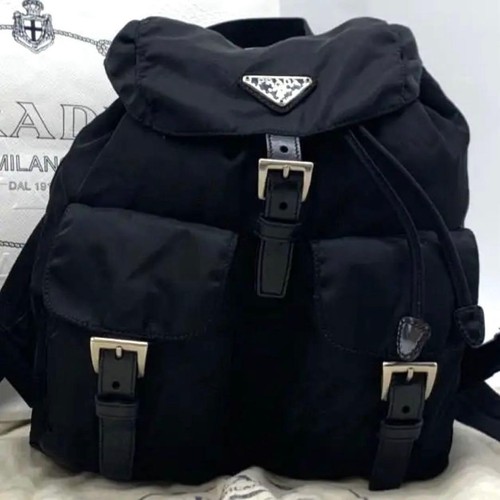 Auth prada backpack nylon - backpack, re-nylon