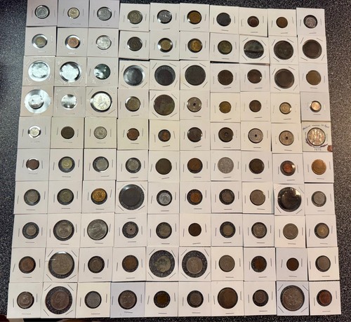 100 piece international coin - piece, &