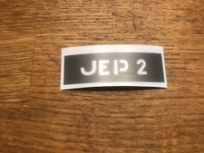 1 Pochoir logo « JEP 2 »