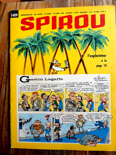 Spirou 1409 gaston - bd, n°
