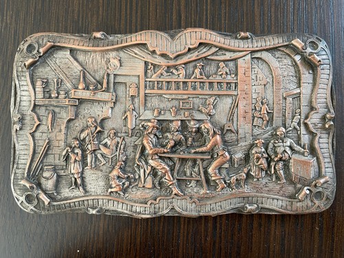 Ancienne plaque cuivre - ancienne,