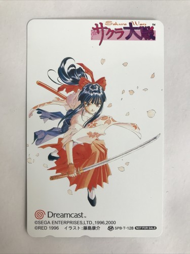 Sakura wars phone card - sakura,