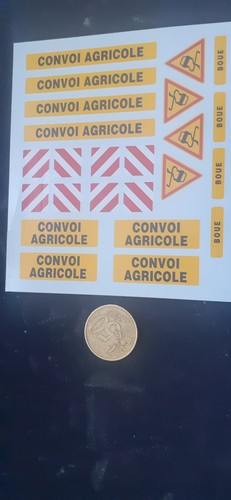 Décalcomanie convoi agricole - convoi,