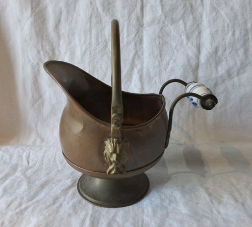 Ancien chaudron cuivre - chaudron,