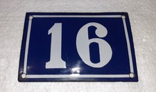 Ancienne plaque numero rue - de,