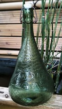Unique grande bouteille de limonade ancienne Art Déco Siphon Carafe Bistrot 