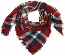 Écharpe carrée xxl, plaid