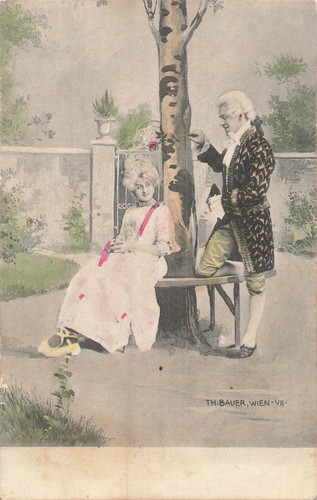 Couple costume period - in,