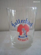 Ancien verre à bière gobelet brasserie LUTTERBACH  Alsace