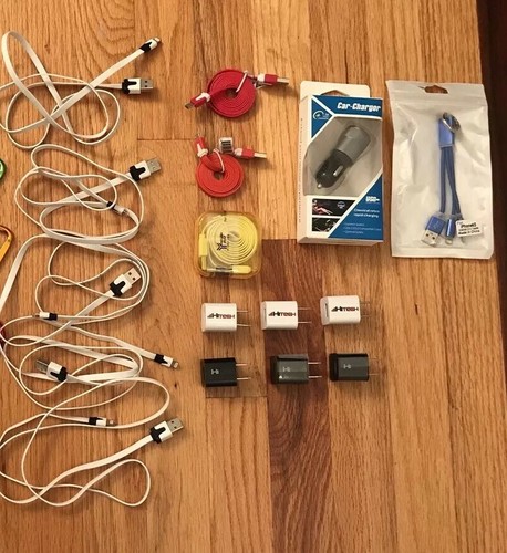 Lot wire car chargers - x, 16