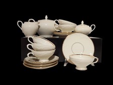 Ancien Service À Thé En Porcelaine Fini Or Winterling Bavière Style Empire