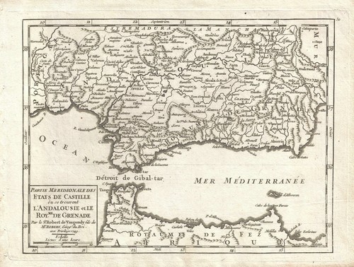 1749 vaugondy map - 1749,