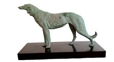 M. Leducq - Sculpture Lévrier