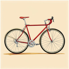 Autocollant mural autocollant vélo de route vélo autocollant mural 18 x 18 cm...