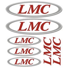 LMC autocollant sticker camping car caravane caravan 10 Pièces