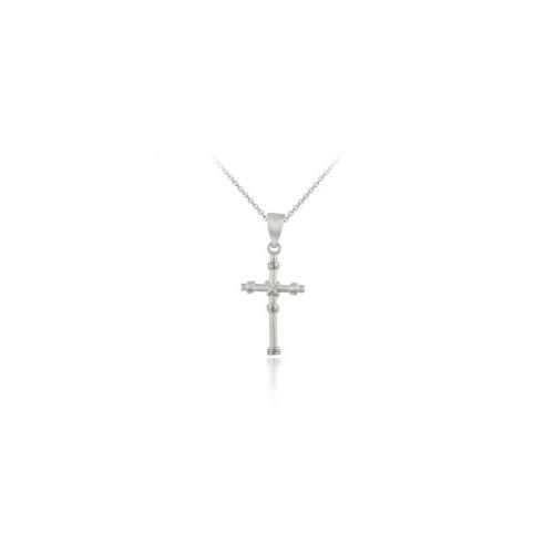 Pendentif croix argent - pendentif,