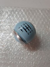 POMMEAU DE LEVIER DE VITESSES BVM6 BLEU BOTICELLI EN ZAMAK CHROME SATINE