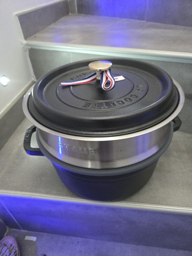 Cocotte fonte avec panier - fonte,