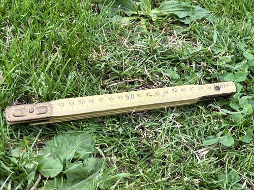 Ancien double metre - pliant, en