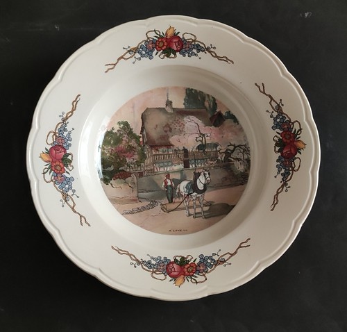 Assiette creuse faience - creuse,