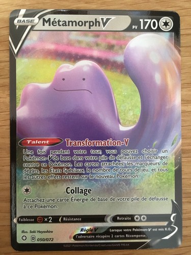 Carte pokémon métamorph - pokémon,