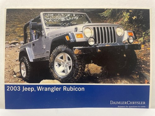 2003 jeep wrangler - 2003, rubicon
