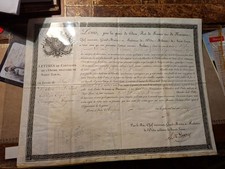 XIXEME - 1814 - LETTRE DE CHEVALIER DE L'ORDRE MILITAIRE DE SAINT-LOUIS