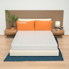 Matelas de canapé-lit déhoussable 140x180 Hauteur 14 cm - en Waterfoam, ortho...