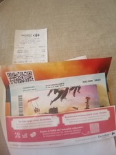 3 billets d'entrée Parc futuroscope.2 adultes et 1 enfant.